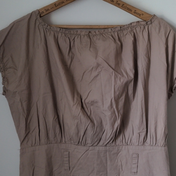 Newport News Women's Size 18 Cotton Blend Elastic Neck Dress - Picture 8 of 8